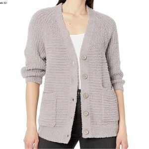 Barefoot Dreams CozyTwist Raglan Cardigan. Oversized.